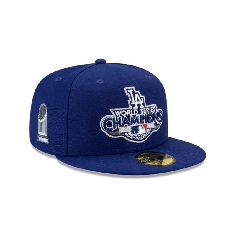 MLB Los Angeles Dodgers World Series Champions 59Fifty Fitted (DNV8419) - Blue New Era Caps